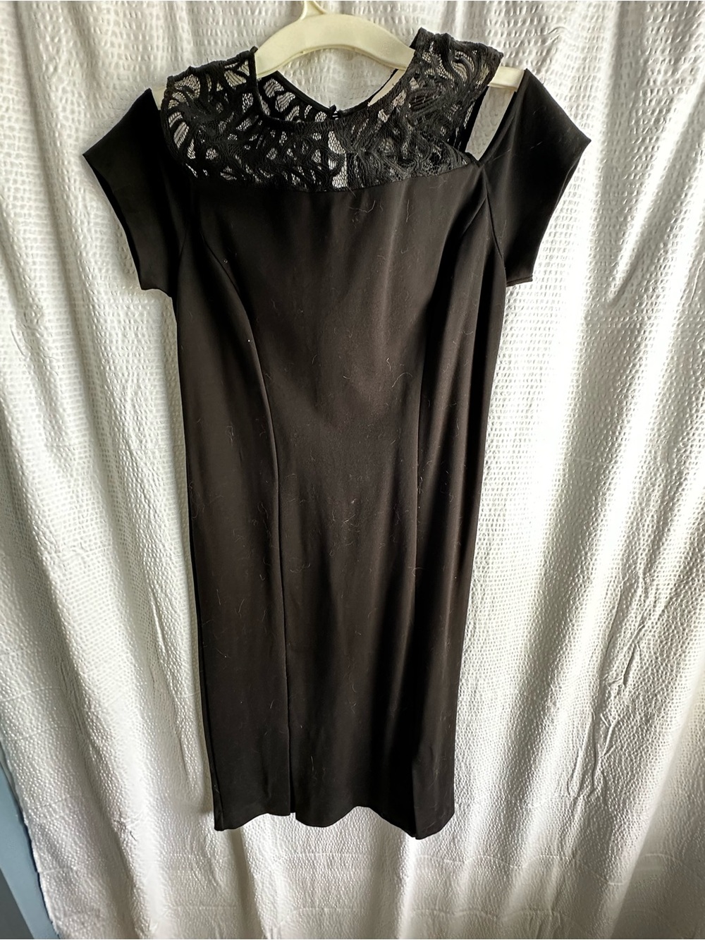 Laundry By Shelli Segal Black Lace- Dress